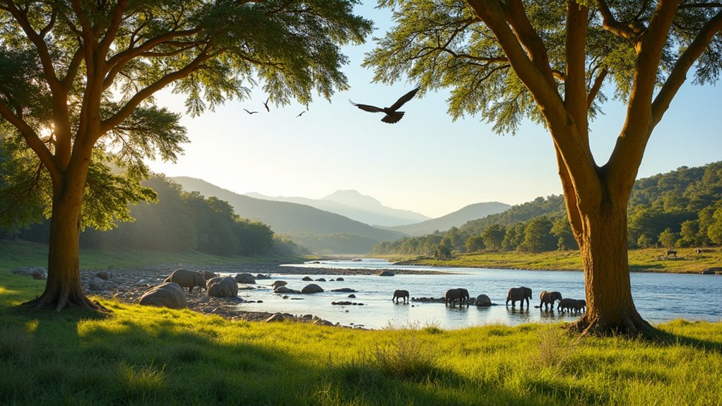 riverside wildlife picnic spots
