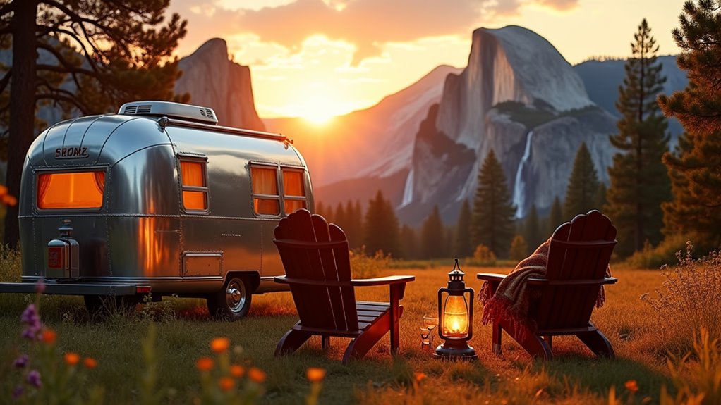 romantic rv camping yosemite