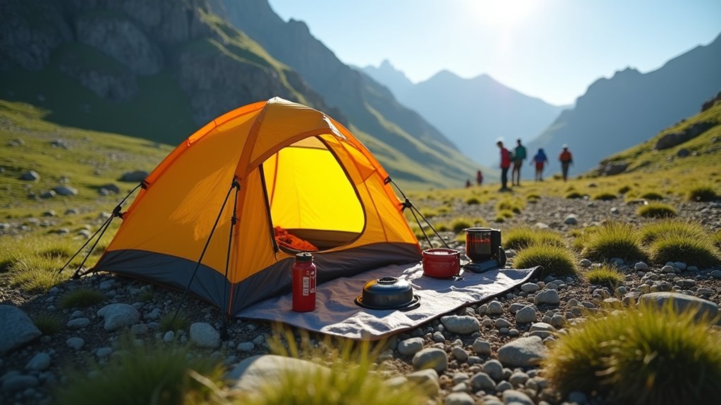 safe camping and leave no trace