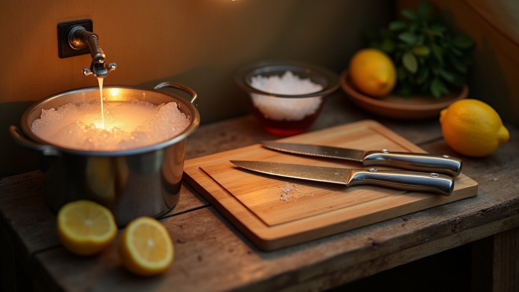sanitize and organize kitchen tools