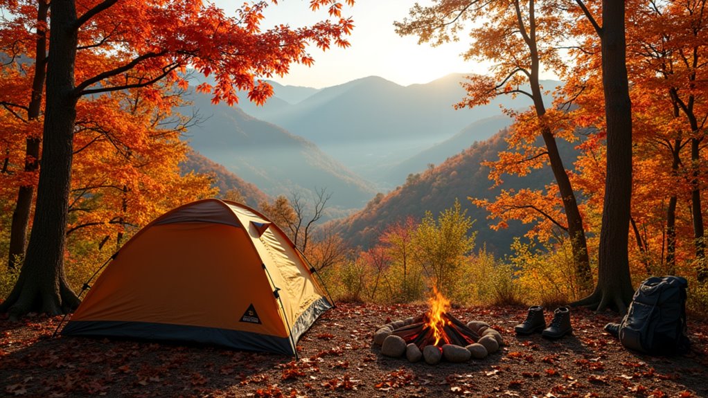 scenic affordable mountain camping