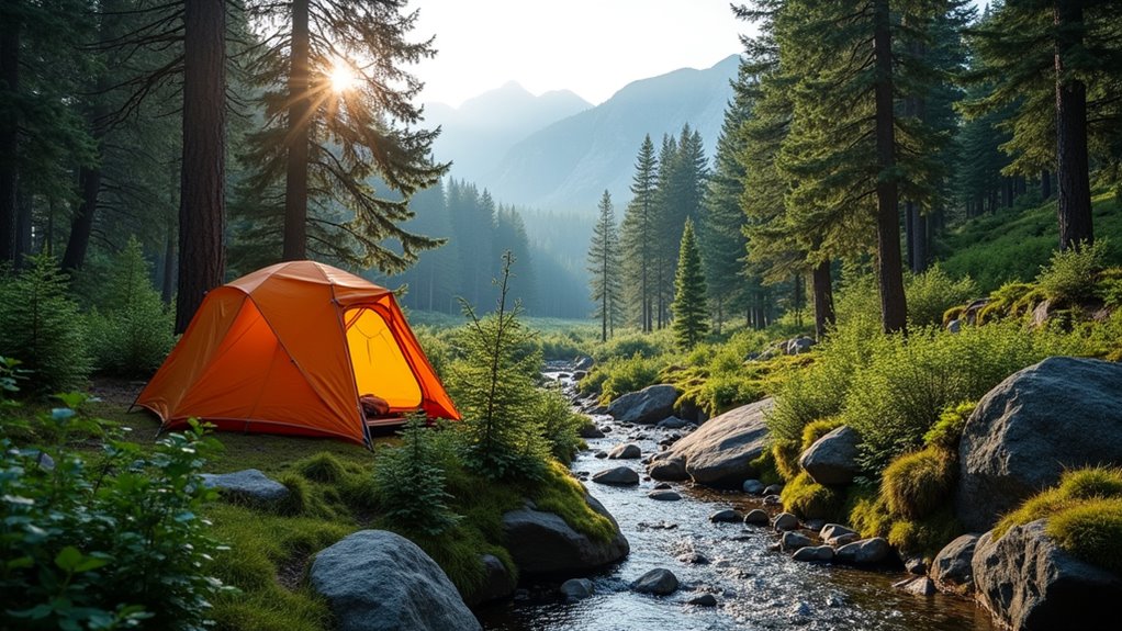 scenic coastal camping experience