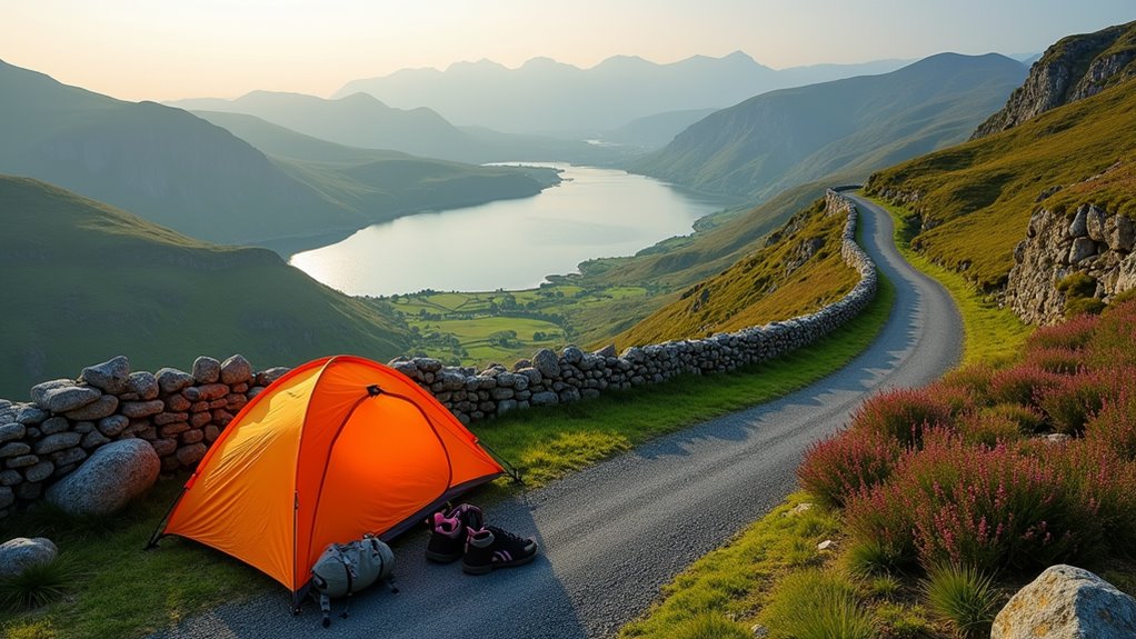 scenic drive hiking campsites