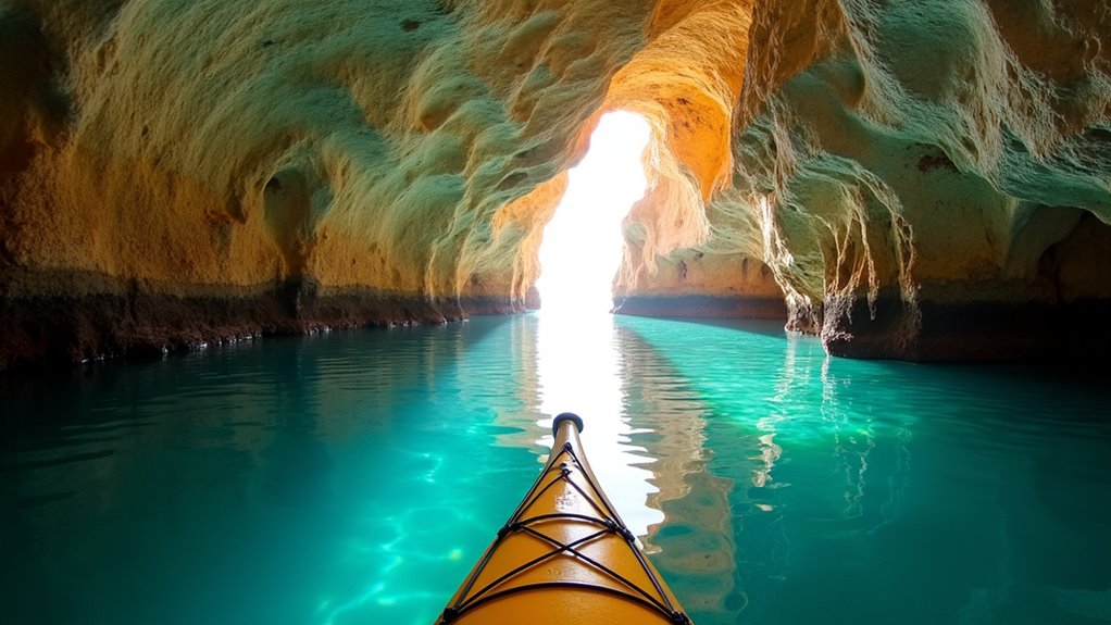 sea caves coves kayaking adventures