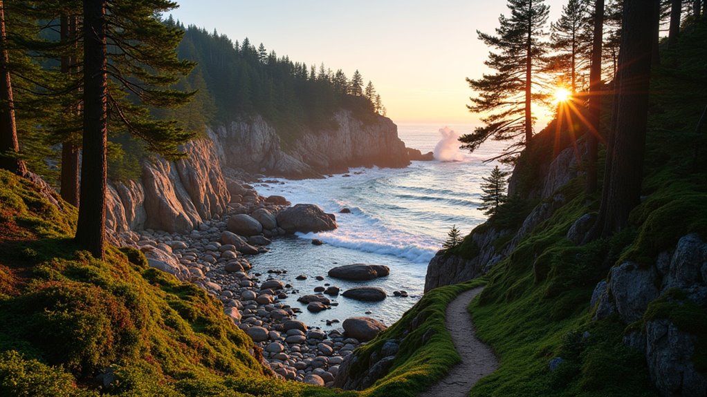seaside camping with coastal hikes