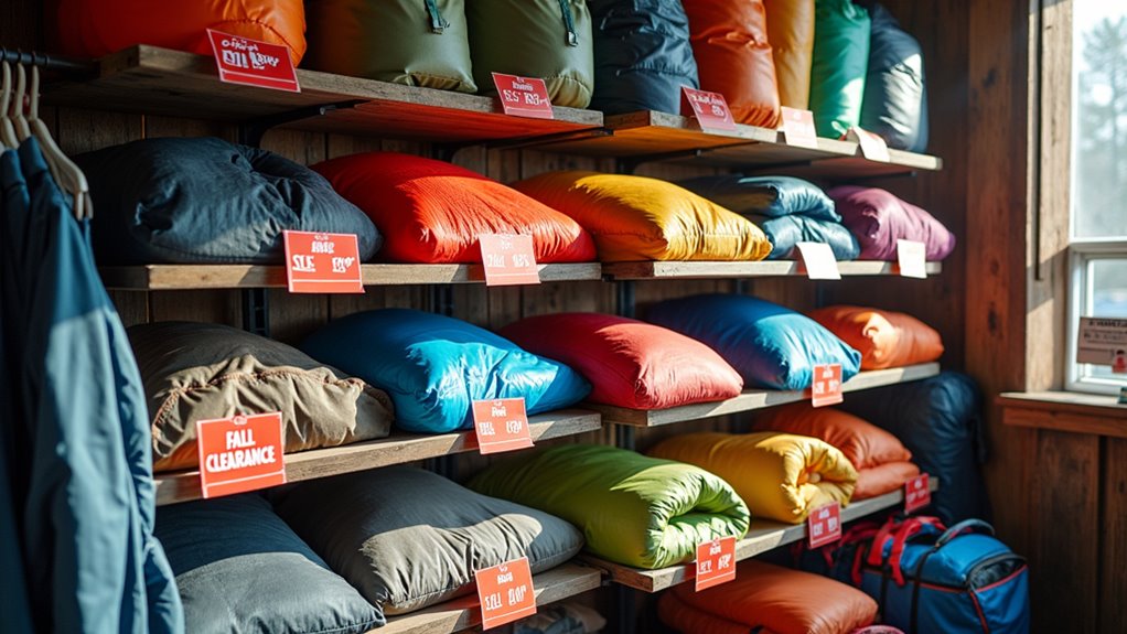 seasonal camping gear discounts