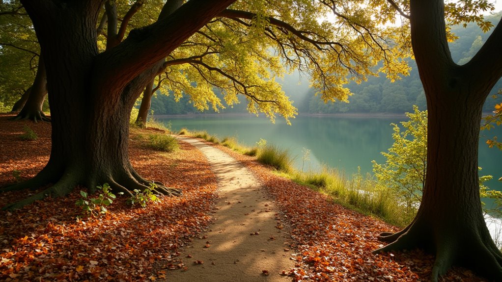 secluded forest trail system