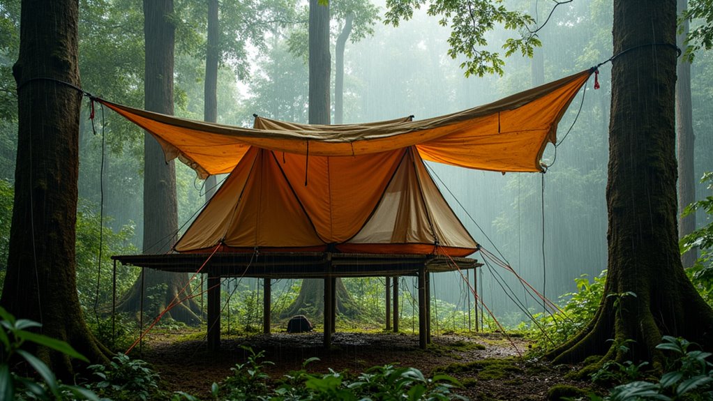 secure ventilate waterproof shelter