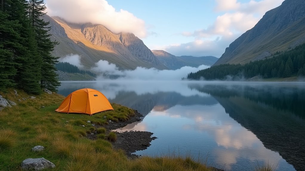 serene loch katrine camping