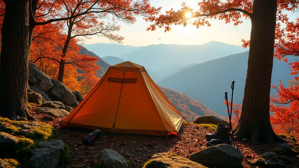 shenandoah fall foliage camping