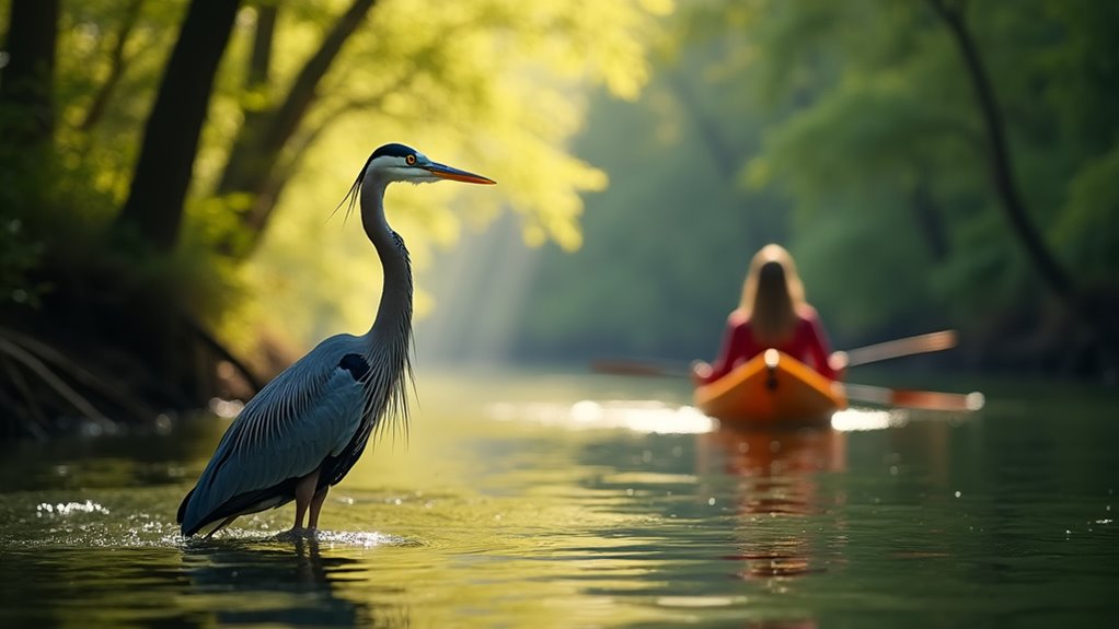 silent aquatic wildlife encounters