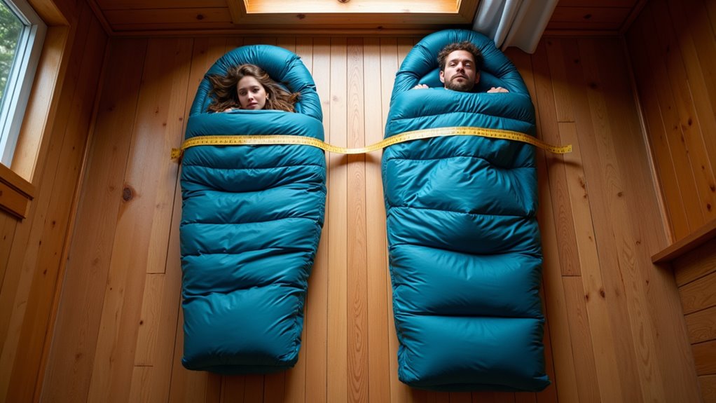 sleeping bag size guide
