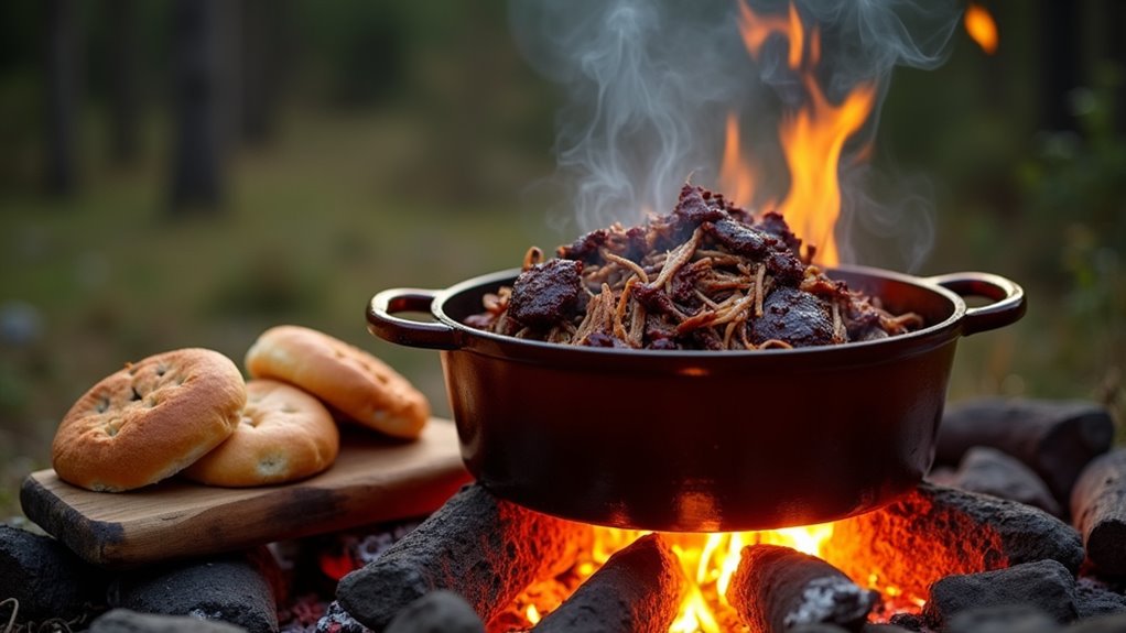 slow cooked smoky pulled pork