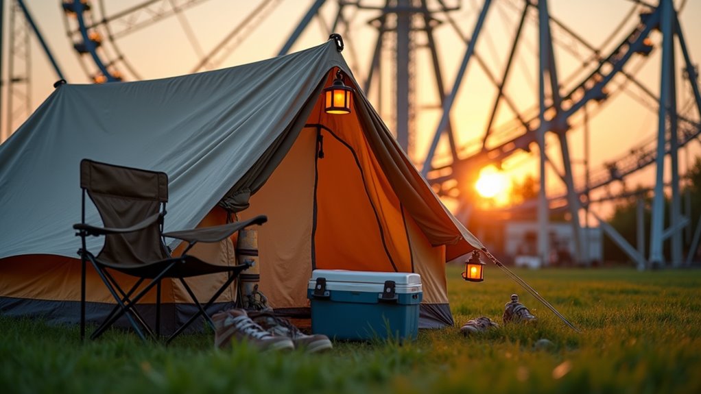 smart camping park packing
