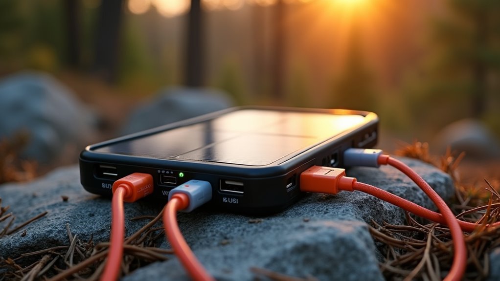 solar powered multi device charger