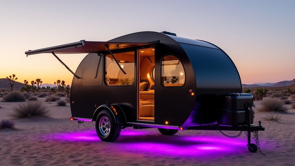 solar powered off grid camping