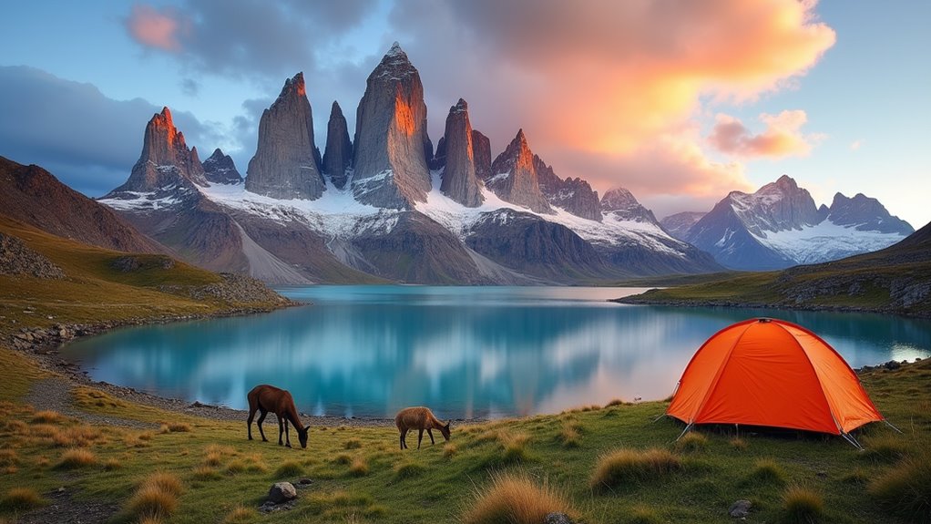 spectacular patagonian family camping