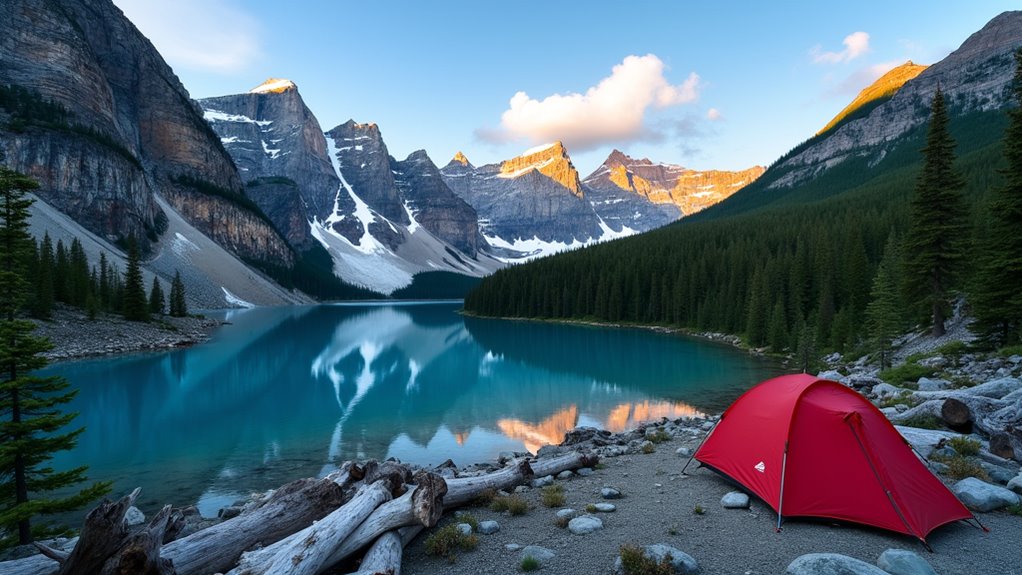 spectacular rocky mountain camps