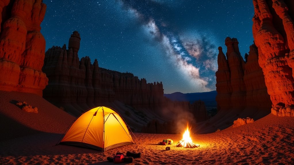 stargazing camping utah budget