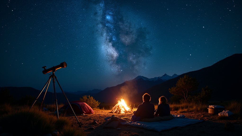 stargazing constellations from water