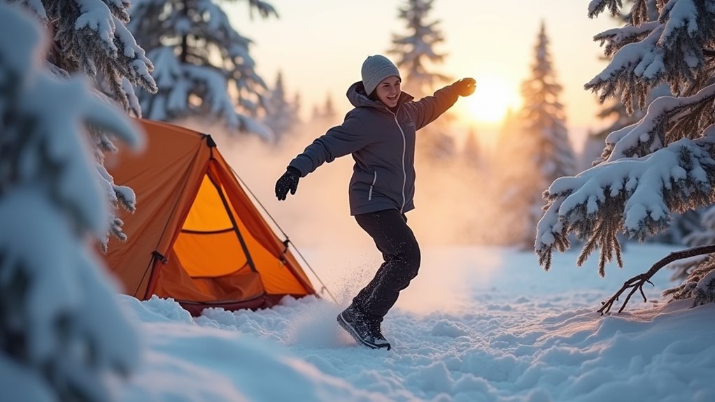 stay active to stay warm