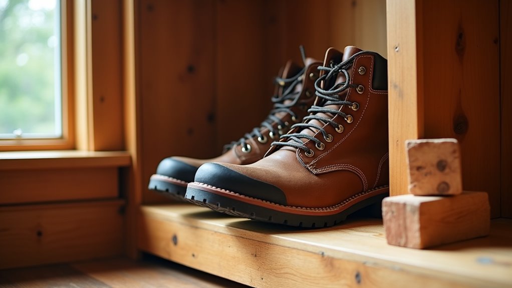store boots in proper environment