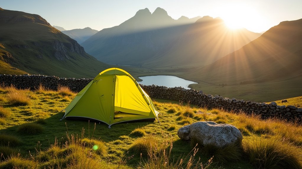 stunning lake district camping