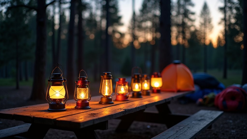 test lanterns before camping