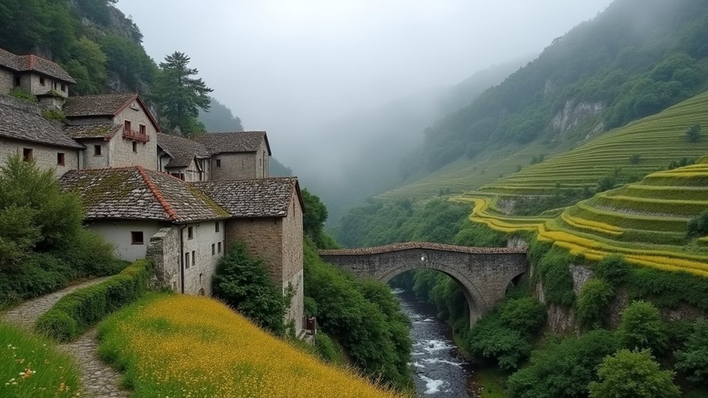 traditional stone village architecture