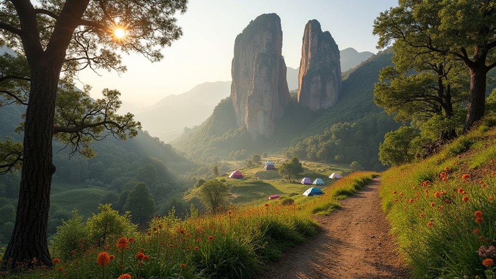 trinity rocks camping paradise