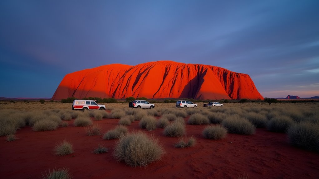 uluru camping park tips