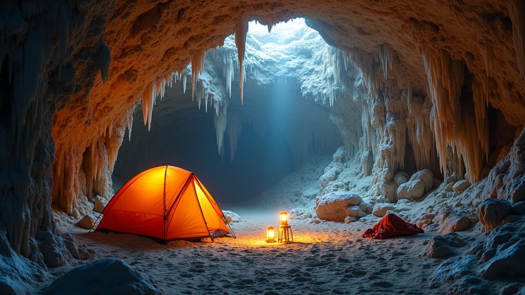 underground cave camping adventures