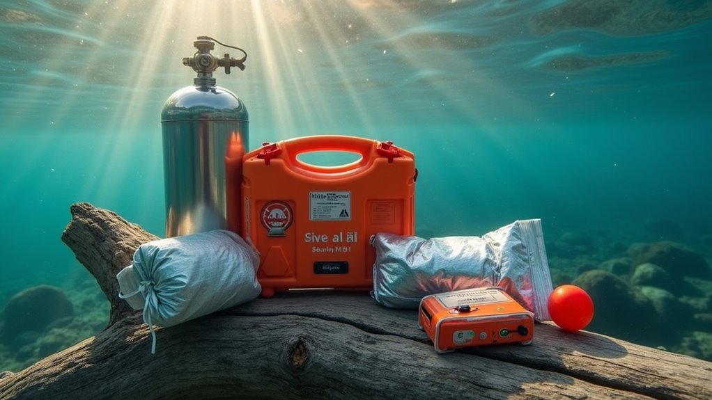 underwater emergency medical kit