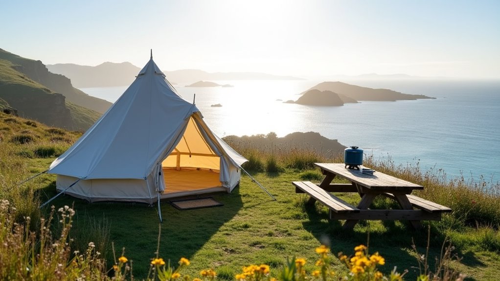 unique island campsite experiences