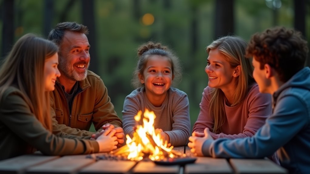 unplugged family conversation moments