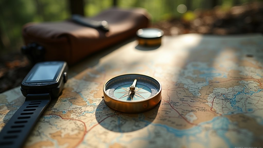 use compass and maps