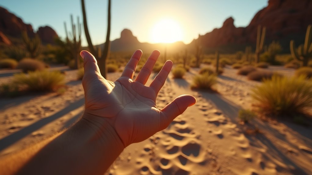 use sun and shadow method