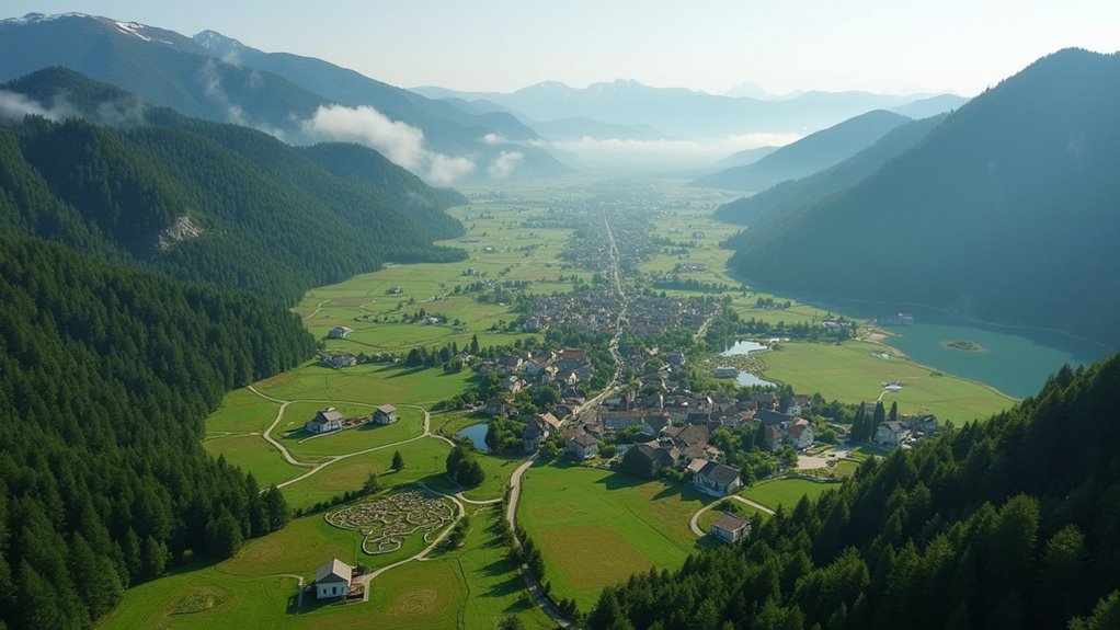 vast protected camping areas