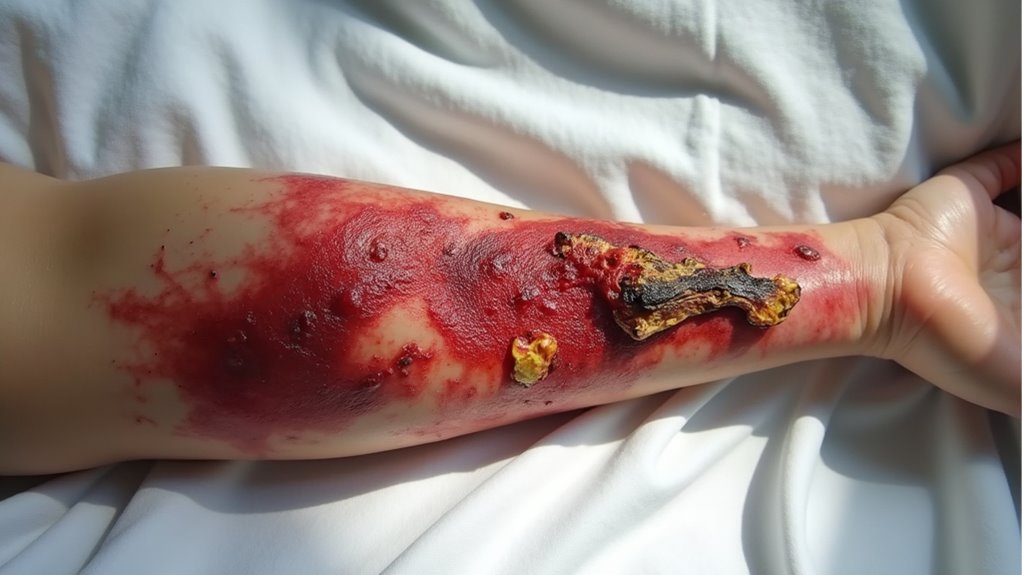 watch for burn complications