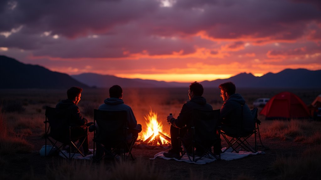 watching sunrises and sunsets