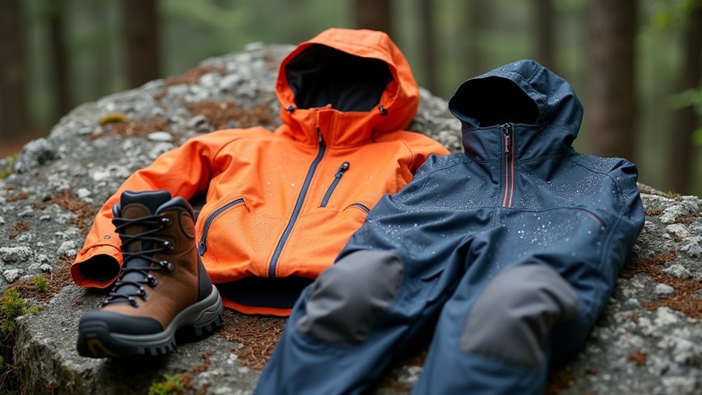 waterproof breathable rain gear