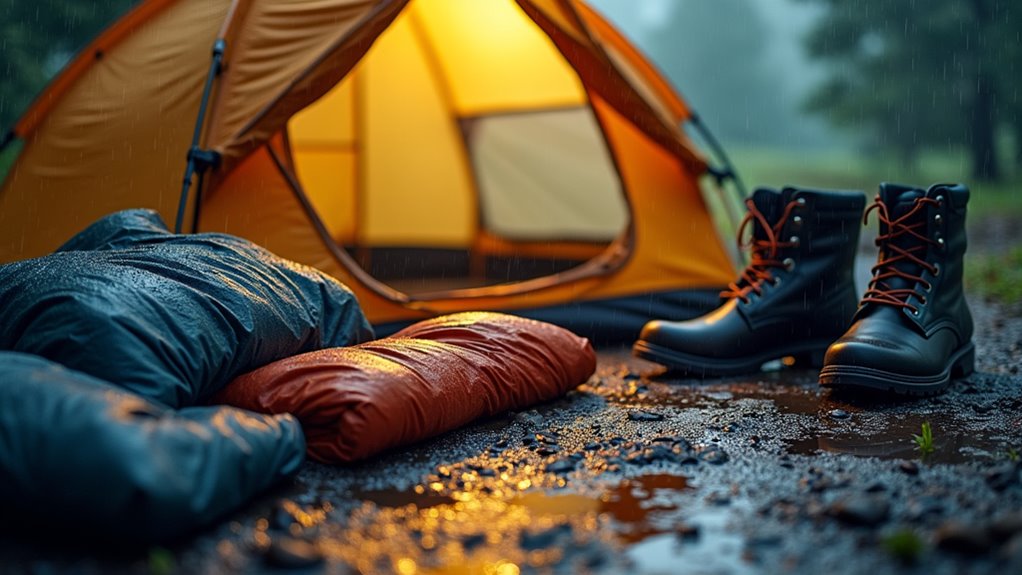 waterproof gear before camping