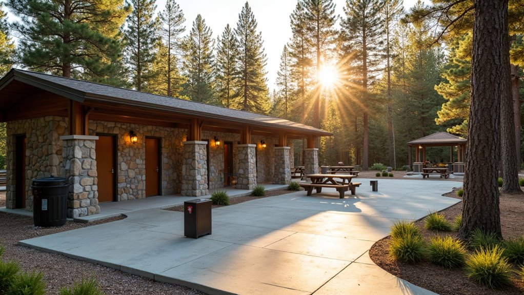 well equipped camping facilities