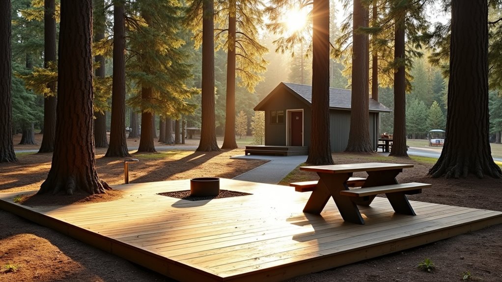 well maintained camping facilities