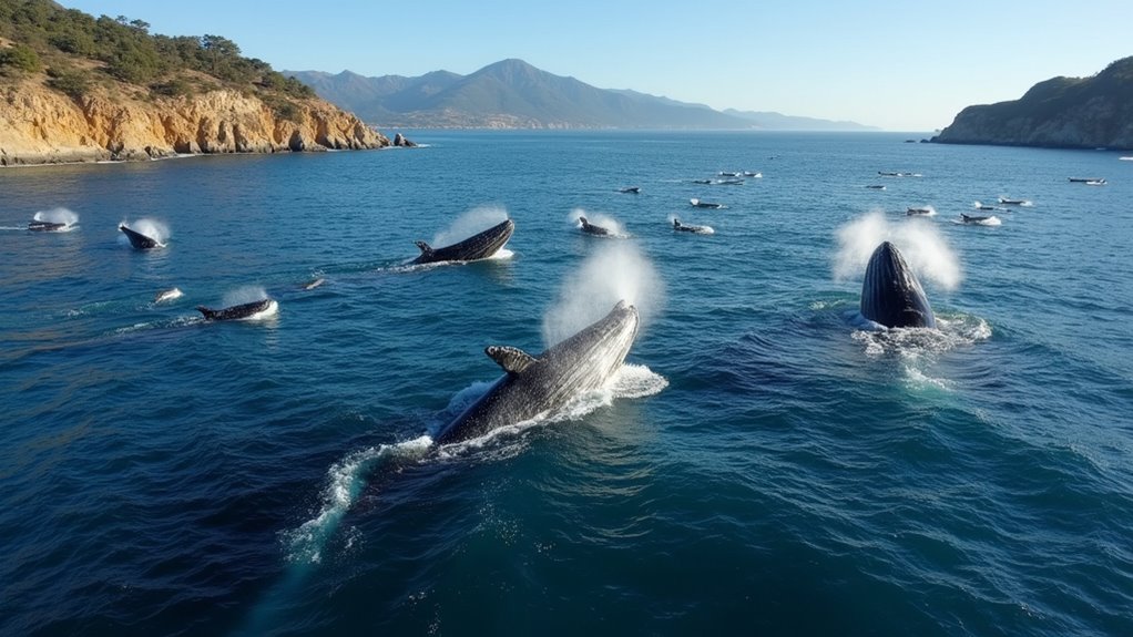 whale watching at channel islands
