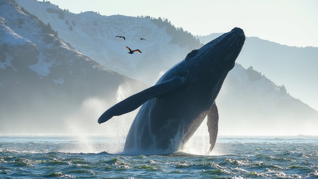 whale watching in monterey