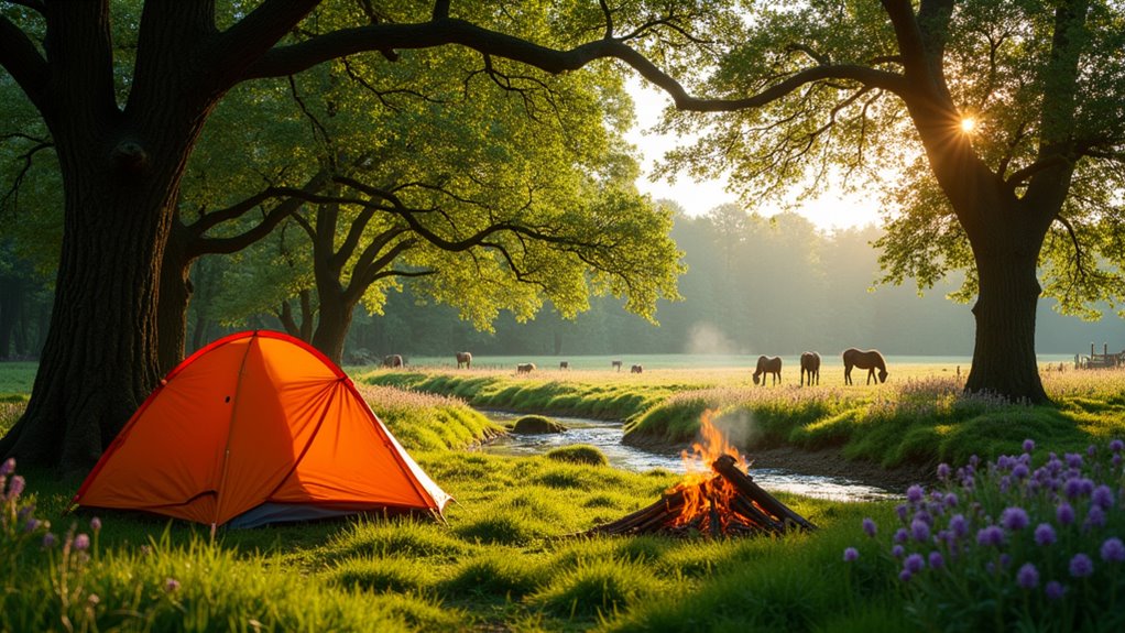 wild ponies budget camping
