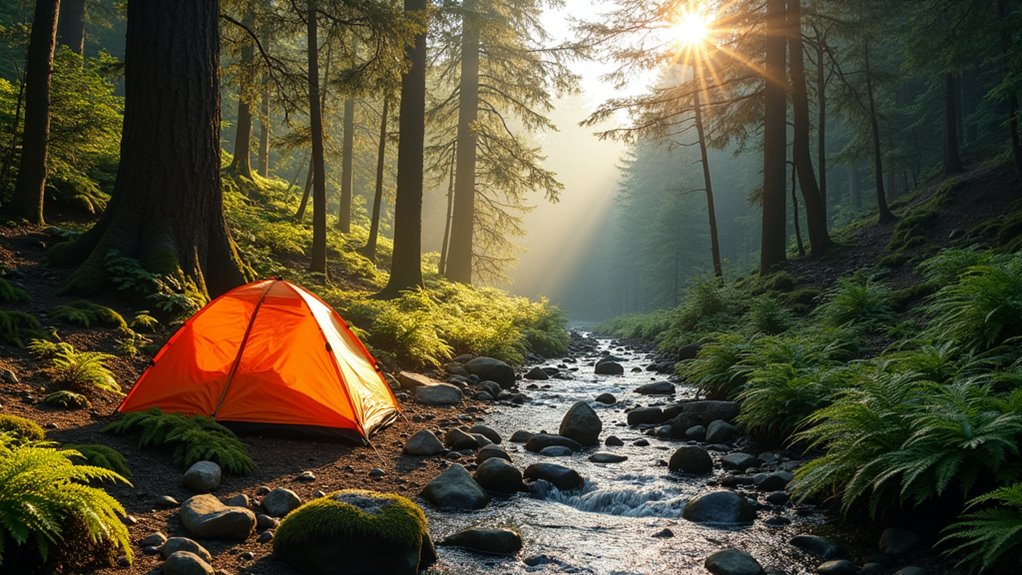 wildlife camping trails observation
