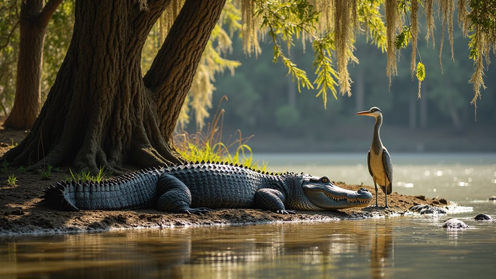 wildlife viewing at gator lake