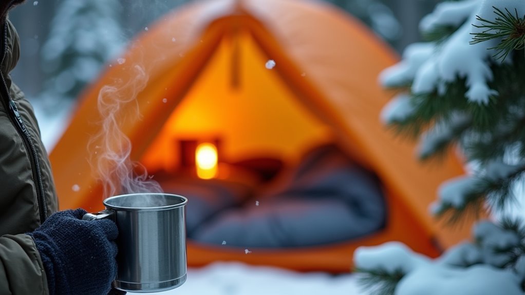 winter camping warmth strategies